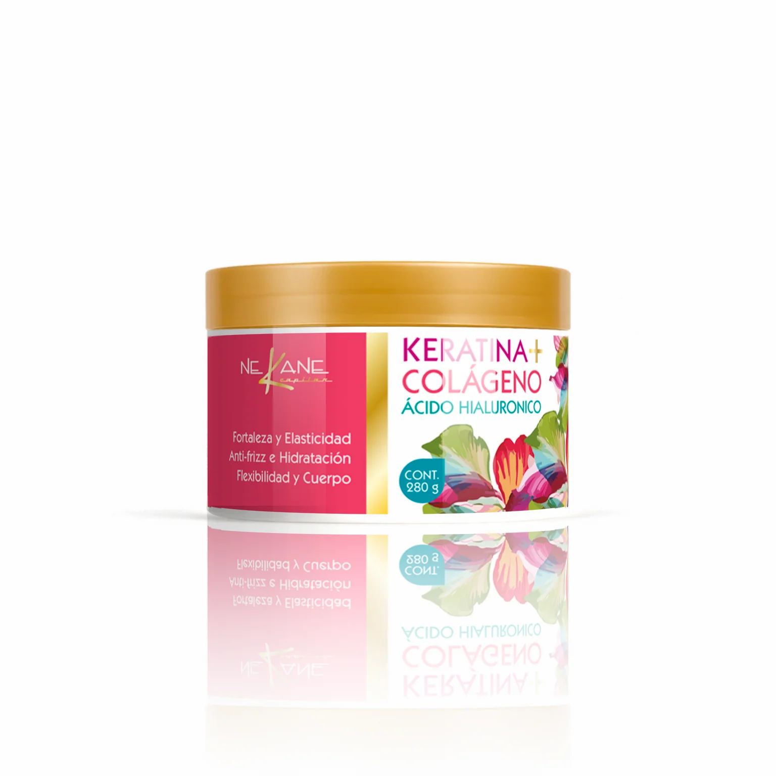 [0659525853464] TRATAMIENTO KERATINA CON COLAGENO NEKANE 280G (27P) NK10100 (7502260490292)