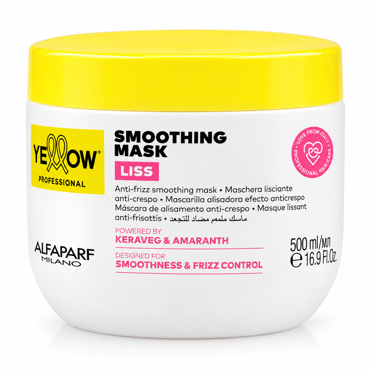 [8022297189406] YELLOW LISS MASK 500ml (8022297089249) (8022297152233) (8022297189406)