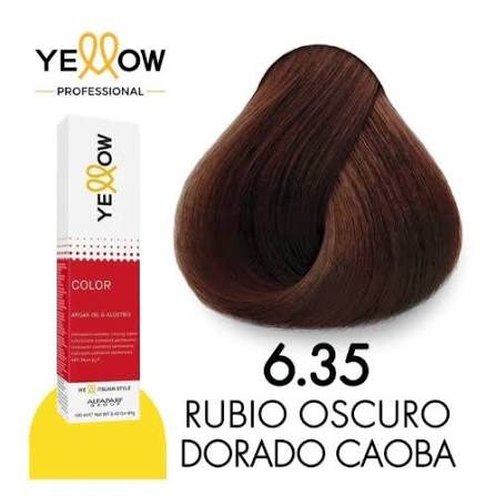 [8022297187693] TINTE YELLOW 6.35 RUBIO DORADO CAOBA