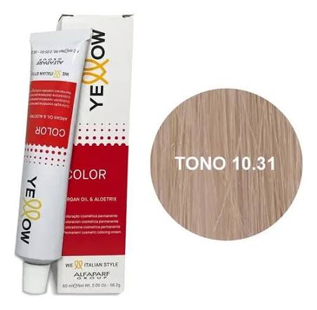 [8022297187990] TINTE YELLOW 10.31 RUBIO EXTRA-CLARO DORADO CENIZA