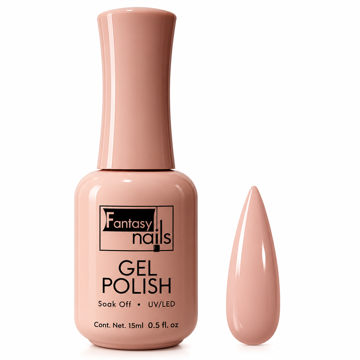 [GEL-PEACH] FANTASY NAILS GEL POLISH #45 PEACH 15ML