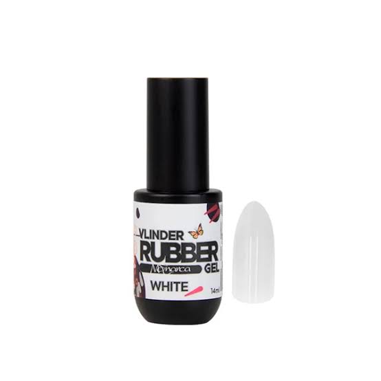 [7502316890892] MC RUBBER GEL MONARCA VLINDER WHITE 14ML MCMRGW14