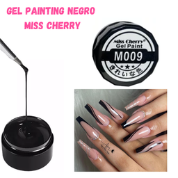 [107MC-577EN] GEL PAINT NEGRO MISS CHERRY M009