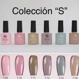 [7503045657596] SET GEL PARA UÑAS GAMA S DE 6 PIEZAS BEAUTY FACTORY BFSGU-S