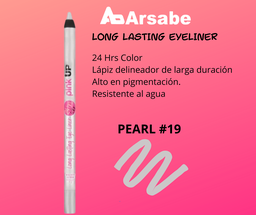 [7502296066119] LONG LASTING EYE LINER 24HRS. EYE LINER  PINK UP  SILVER PEARL 19