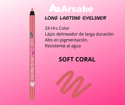 [7502296066225] LONG LASTING EYE LINER 24HRS. EYE LINER  PINK UP SOFT CORAL 30