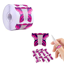 [43-33] ROLLO DE FORMAS PARA UÑAS MARIPOSA 300 PZAS