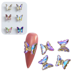 [YX-MJ71] CLASIFICADOR DE DIJE C/6 MARIPOSAS