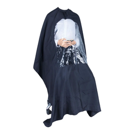 [7501955452720] CAPA CORTE CABELLO C/VENTANA CEL POLIESTER/EVA,NGO,145X160CM 1275-POL-VENTANA CEL